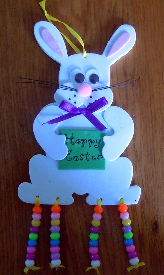 craft foam Easter bunny decoration